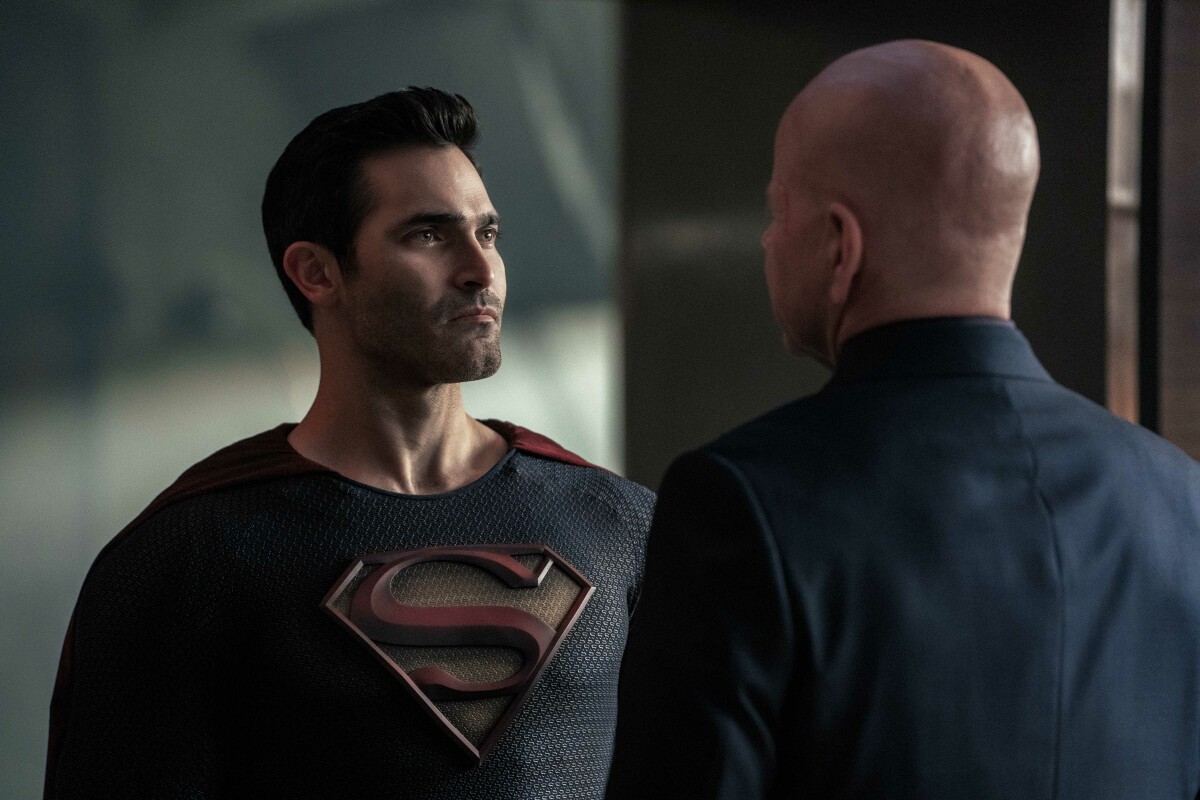 Superman & Lois Season 4 Episode 9 ,"To Live and Die Again" - Tyler Hoechlin as Superman and Michael Kudlitz as Lex Luthor | Tell-Tale TV Superman & Lois Season 4 Episode 9 ,"To Live and Die Again" - Tyler Hoechlin as Superman and Michael Kudlitz as Lex Luthor