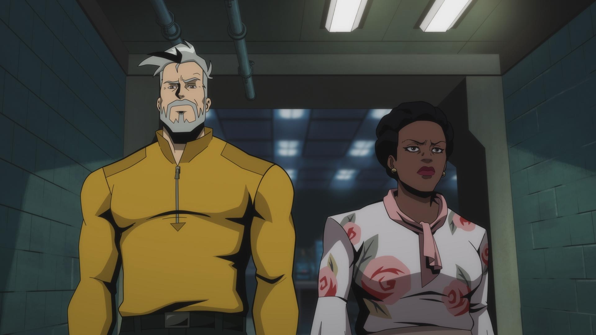 rick-flag-sr-amanda-waller | Tell-Tale TV Rick Flag Sr., Amanda Waller - Creature Commandos Season 1 Episode 1