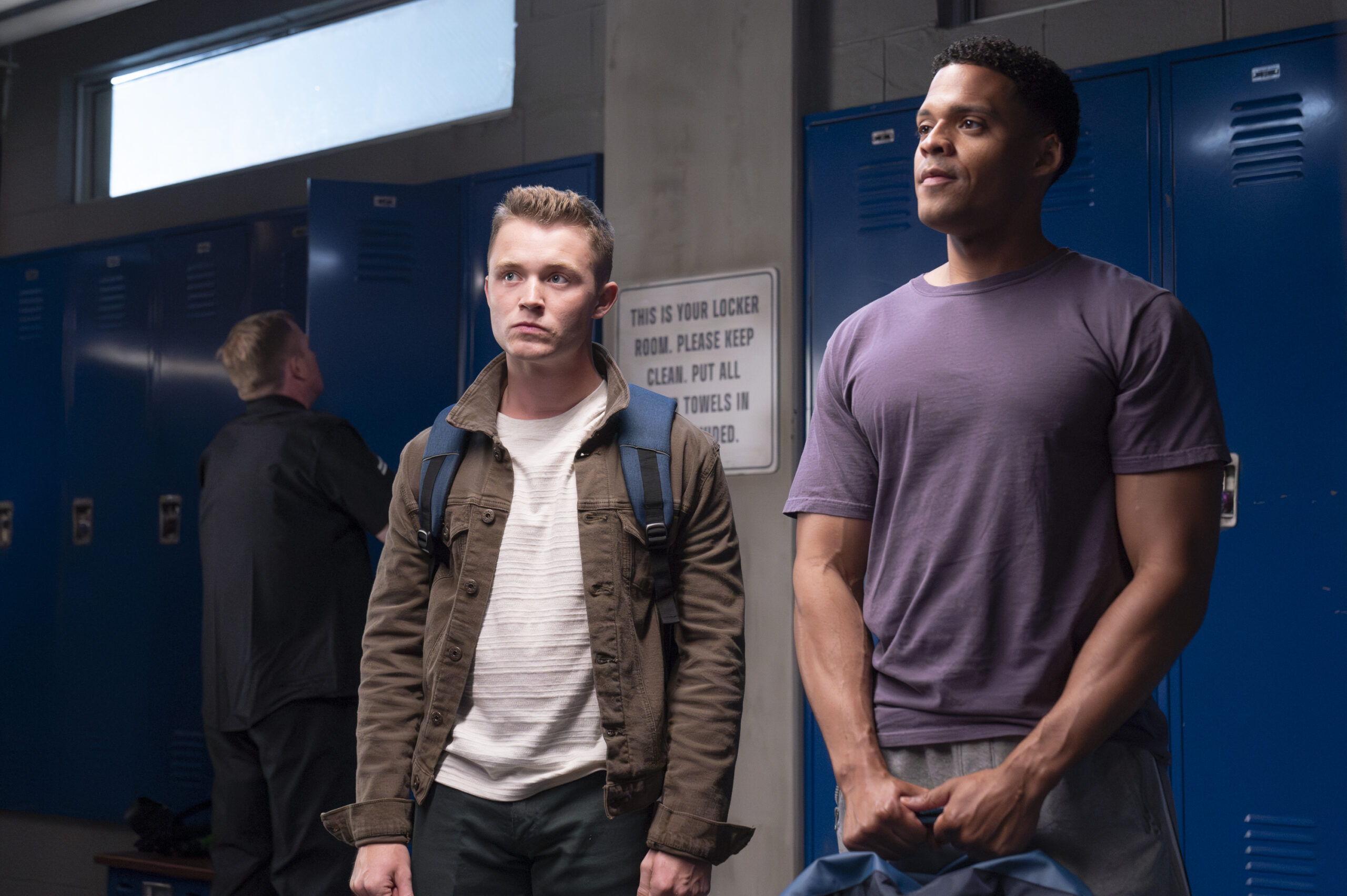 The Rookie Season 7 Episode 1 "The Shot" -- PATRICK KELEHER, DERIC AUGUSTINE | Tell-Tale TV The Rookie Season 7 Episode 1 "The Shot" -- PATRICK KELEHER, DERIC AUGUSTINE