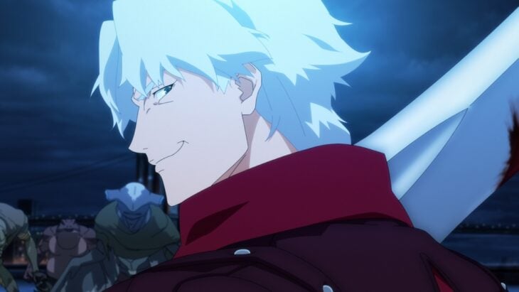 Devil May Cry 2025 Netflix Animated Series Dante looking smug surrounded by demons Devil May Cry Trailer and Release Date Confirmed by Netflix 