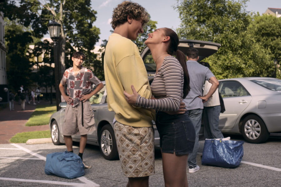 The Summer I Turned Pretty Season 3 - First Look | Tell-Tale TV The Summer I Turned Pretty Season 3 - First Look -- Steven (Sean Kaufman) , Jeremiah (Gavin Casalegno), and Belly (Lola Tung)