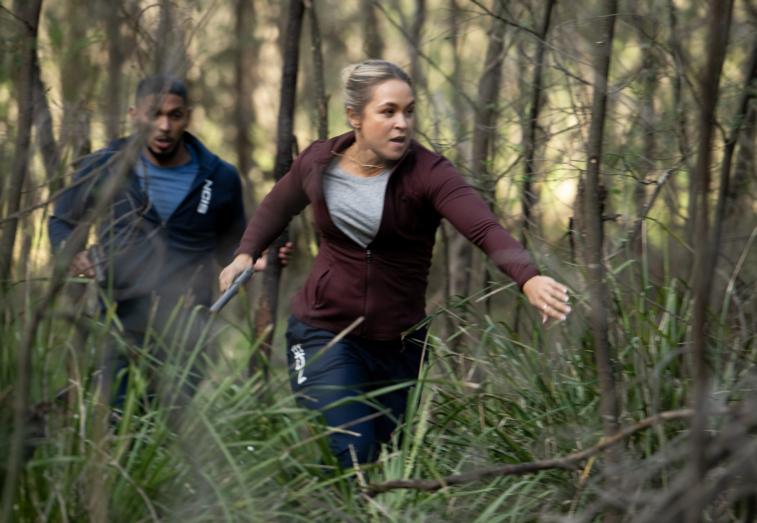 NCIS: Sydney Season 2 Episode 6, "Hell Weak" -- Sean Sagar as Special Agent DeShawn Jackson and Tuuli Narkle as AFP Liaison Officer Constable Evie Cooper