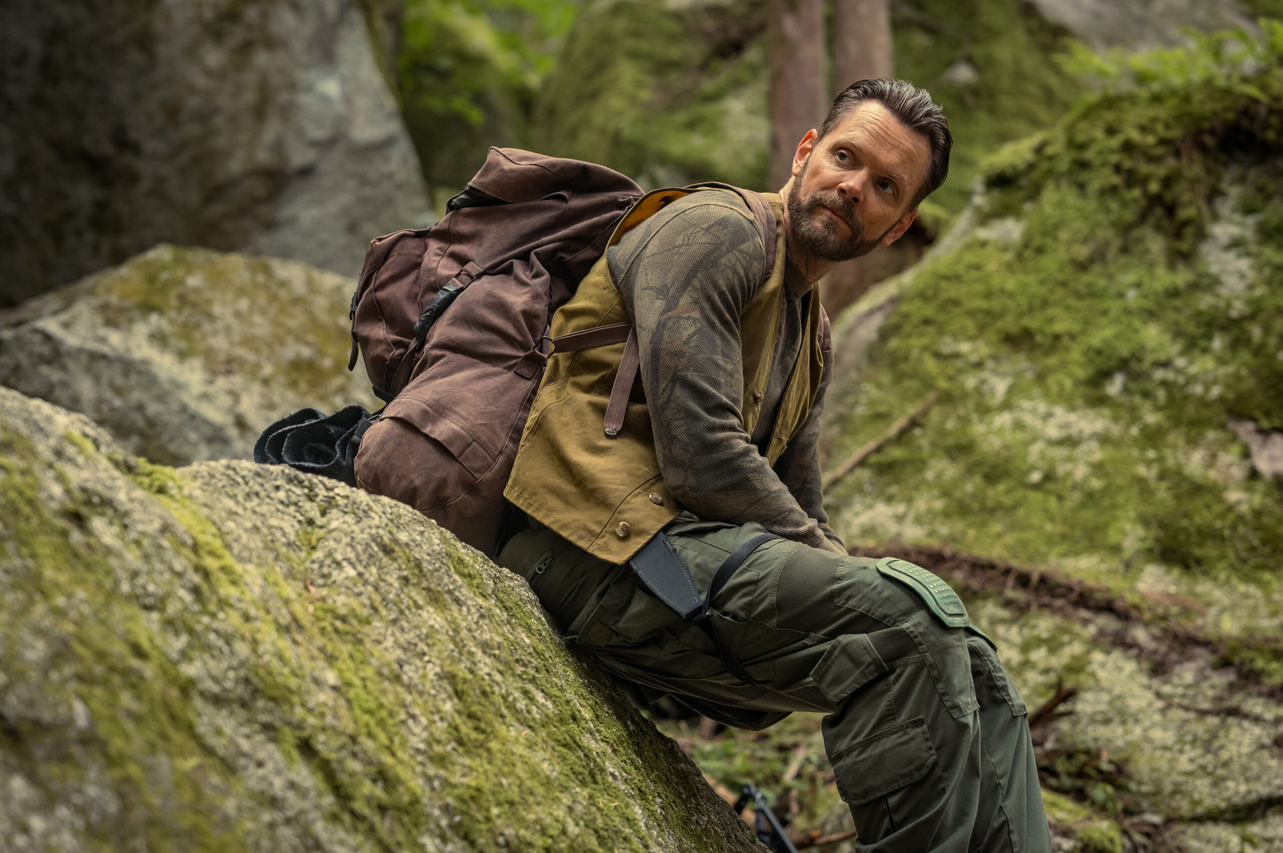 Joel McHale as Kodiak on Yellowjackets Season 3 Episode 7, "Croak."