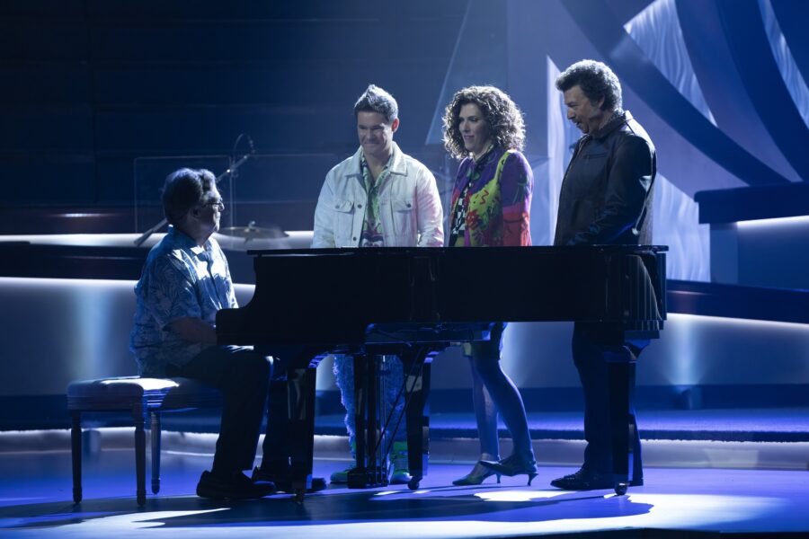 The Righteous Gemstones Series Finale - (l-r) John Goodman, Adam Devine, Edi Patterson, and Danny McBride