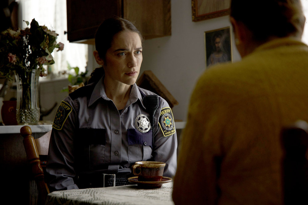 Still from Revival Season 1 Episode 3 of Melanie Scrofano as Dana Cypress.