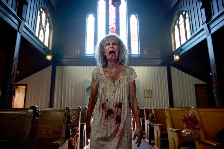 Still from Revival Season 1 Episode 3 of Nicky Guadagni as Arlene Stankiewiscz.