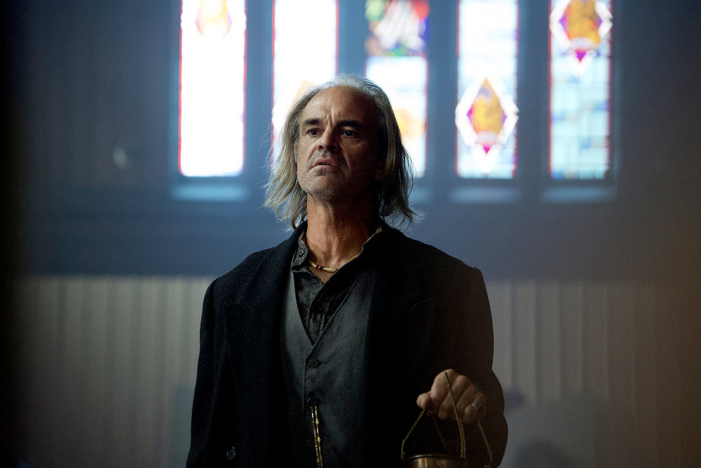 Still from Revival Season 1 Episode 3 of Steven Ogg as Blaine Abel.