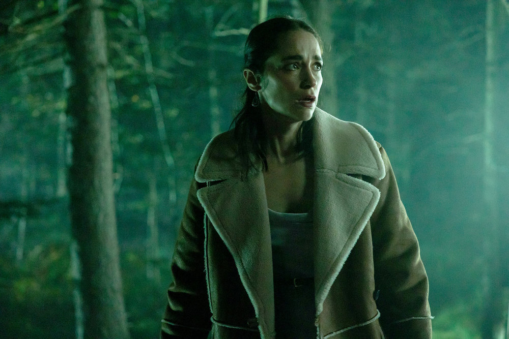 Still from Rival Season 1 Episode 4 of Melanie Scrofano as Dana Cypress.