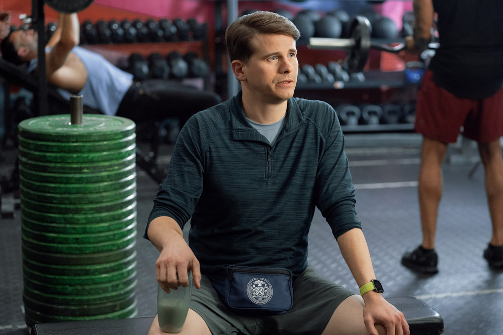 Poker Face - Season 2 | Tell-Tale TV Jason Ritter as Rodney on Poker Face Season 2 Episode 10, "The Big Pump."