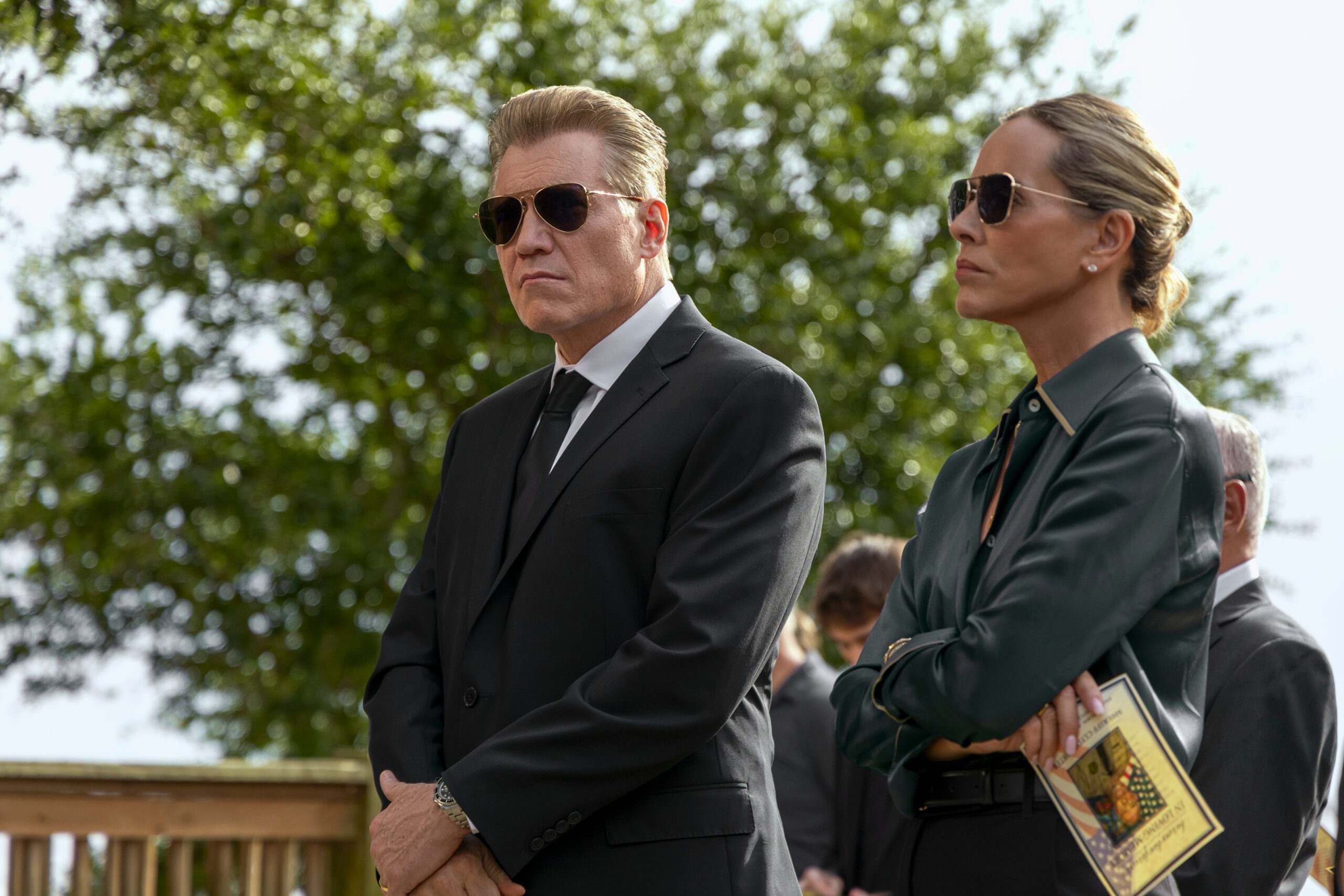 The Waterfront Season 1 Episode 4 - (l-r) Holt McCallany as Harlan Buckley and Maria Bello as Belle Buckley