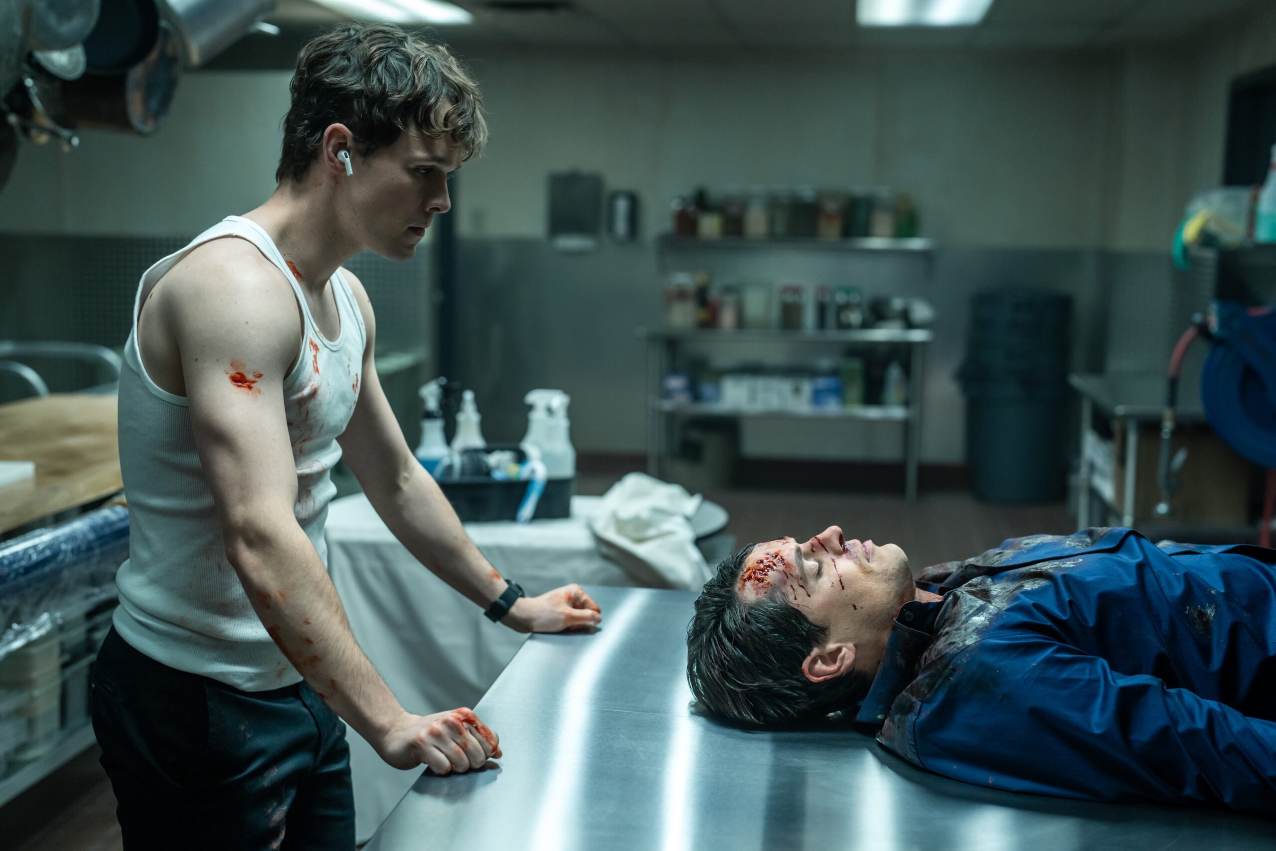 Dexter: Resurrection Season 1 Episode 1, "A Beating Heart…" - (l-r) Jack Alcott as Harrison Morgan and Bryan Lillis as Ryan