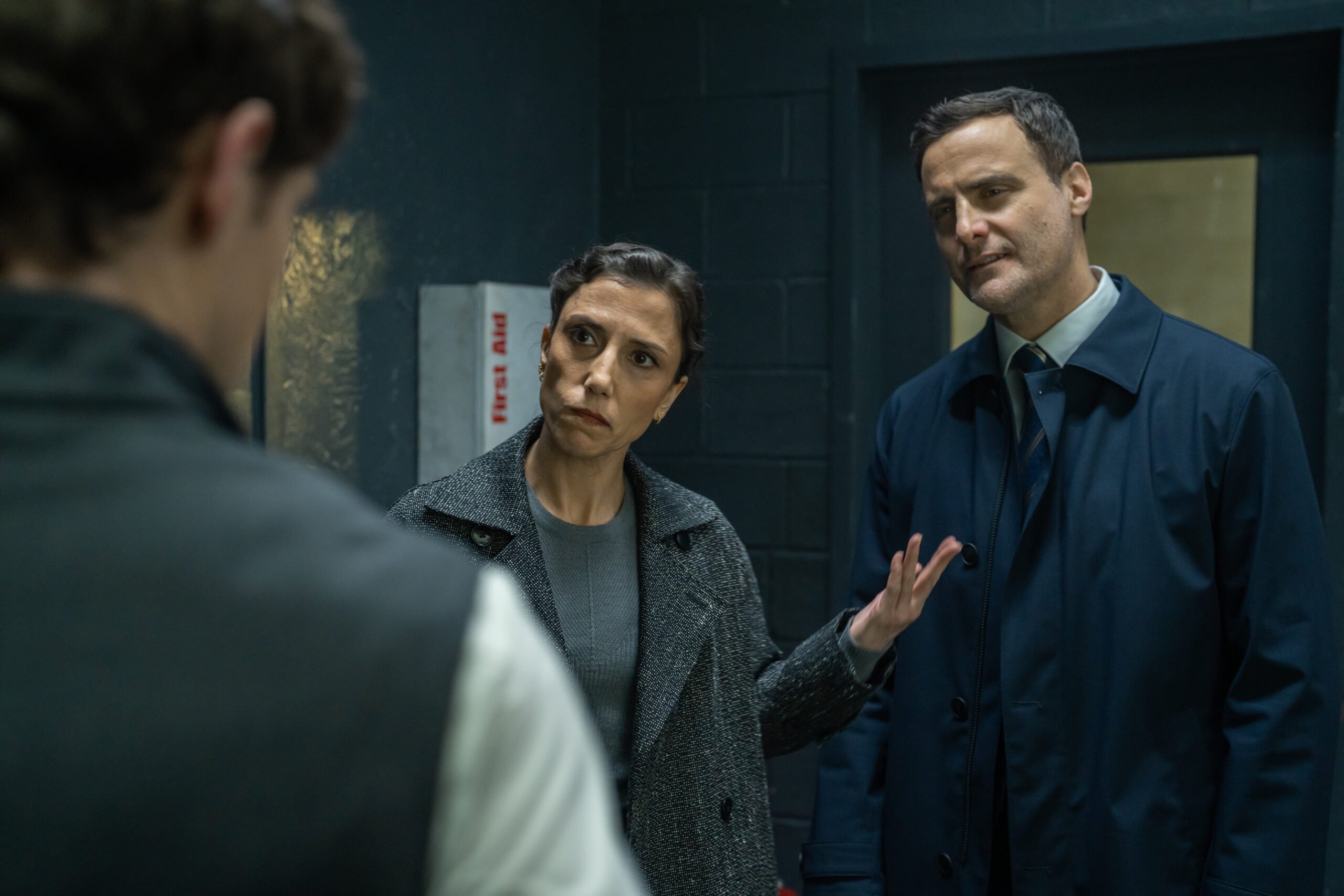Backseat Driver | Tell-Tale TV Dexter: Resurrection Season 1 Episode 3, "Backseat Driver" - (l-r) Kadia Saraf as Detective Claudette Wallace and Dominic Fumusa as Detective Melvin Oliva