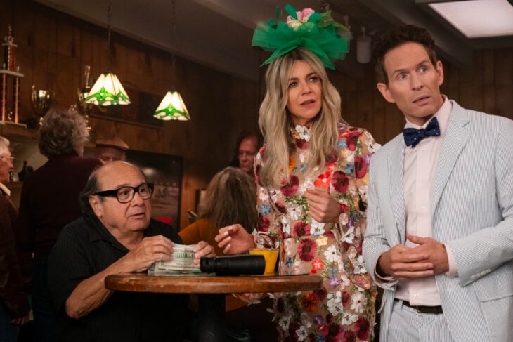 IT'S ALWAYS SUNNY IN PHILADELPHIA Season 17 Episode 5 - Kaitlin Olson as Dee, Danny DeVito as Frank, Glenn Howerton as Dennis | Tell-Tale TV IT'S ALWAYS SUNNY IN PHILADELPHIA Season 17 Episode 5 - Kaitlin Olson as Dee, Danny DeVito as Frank, Glenn Howerton as Dennis It’s Always Sunny in Philadelphia Season 17 Episode 5 Review: The Gang Goes to a Dog Track IT'S ALWAYS SUNNY IN PHILADELPHIA Season 17 Episode 5 - Kaitlin Olson as Dee, Danny DeVito as Frank, Glenn Howerton as Dennis