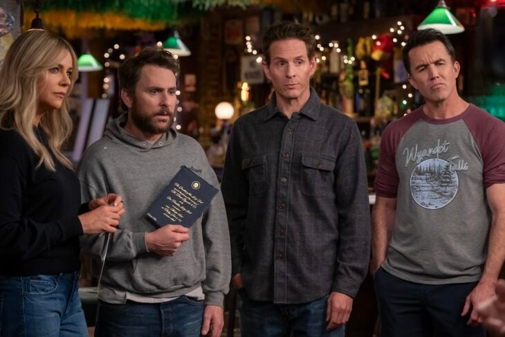 IT'S ALWAYS SUNNY IN PHILADELPHIA Season 17 Episode 2 - "Frank Is In A Coma" - Kaitlin Olson as Dee, Charlie Day as Charlie, Glenn Howerton as Dennis, Rob McElhenney as Mac. It’s Always Sunny in Philadelphia Season 17 Episode 2 Review: Frank is in a Coma IT'S ALWAYS SUNNY IN PHILADELPHIA Season 17 Episode 2 - "Frank Is In A Coma" - Kaitlin Olson as Dee, Charlie Day as Charlie, Glenn Howerton as Dennis, Rob McElhenney as Mac. 
