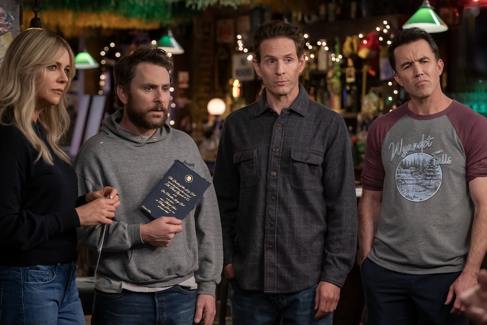 IT'S ALWAYS SUNNY IN PHILADELPHIA Season 17 Episode 2 - "Frank Is In A Coma" | Tell-Tale TV IT'S ALWAYS SUNNY IN PHILADELPHIA Season 17 Episode 2 - "Frank Is In A Coma" - Kaitlin Olson as Dee, Charlie Day as Charlie, Glenn Howerton as Dennis, Rob McElhenney as Mac.