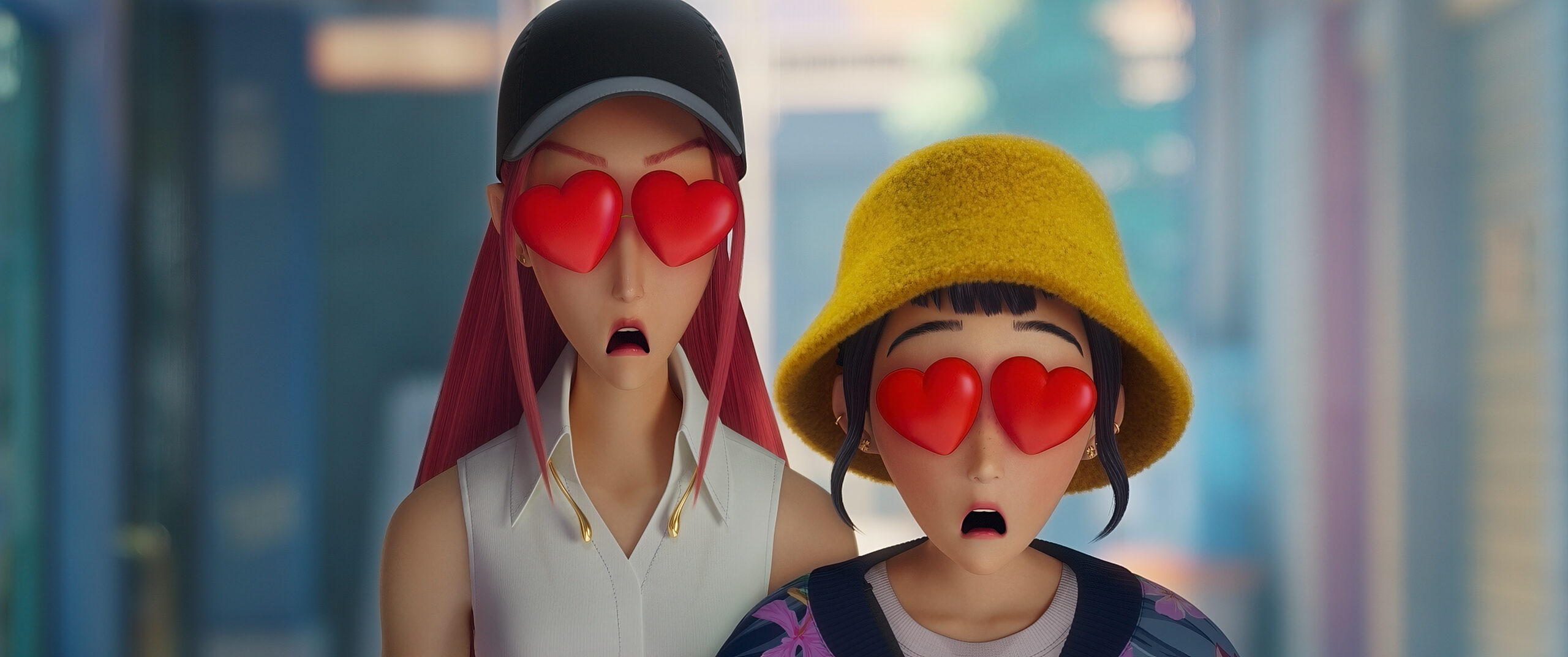 KPOP DEMON HUNTERS - Mira and Zoey emote