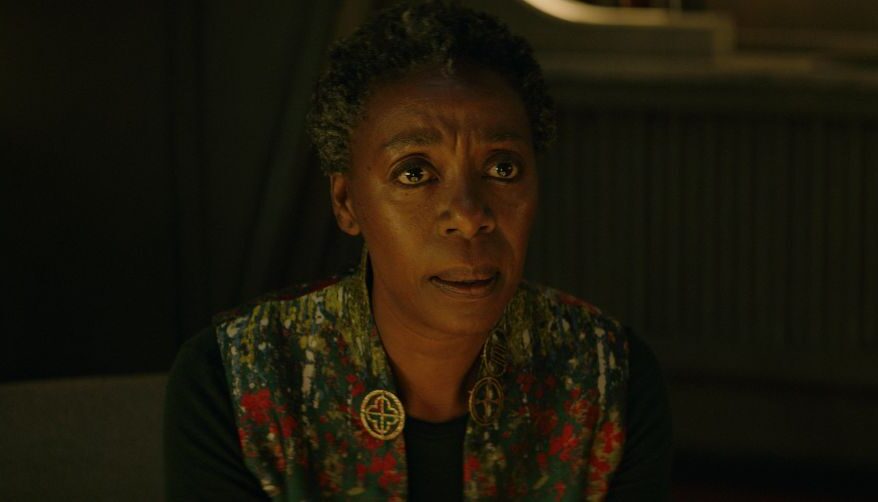 Noma Dumezweni as Mensah on Murderbot Season 1 Episode 10, "The Perimeter."