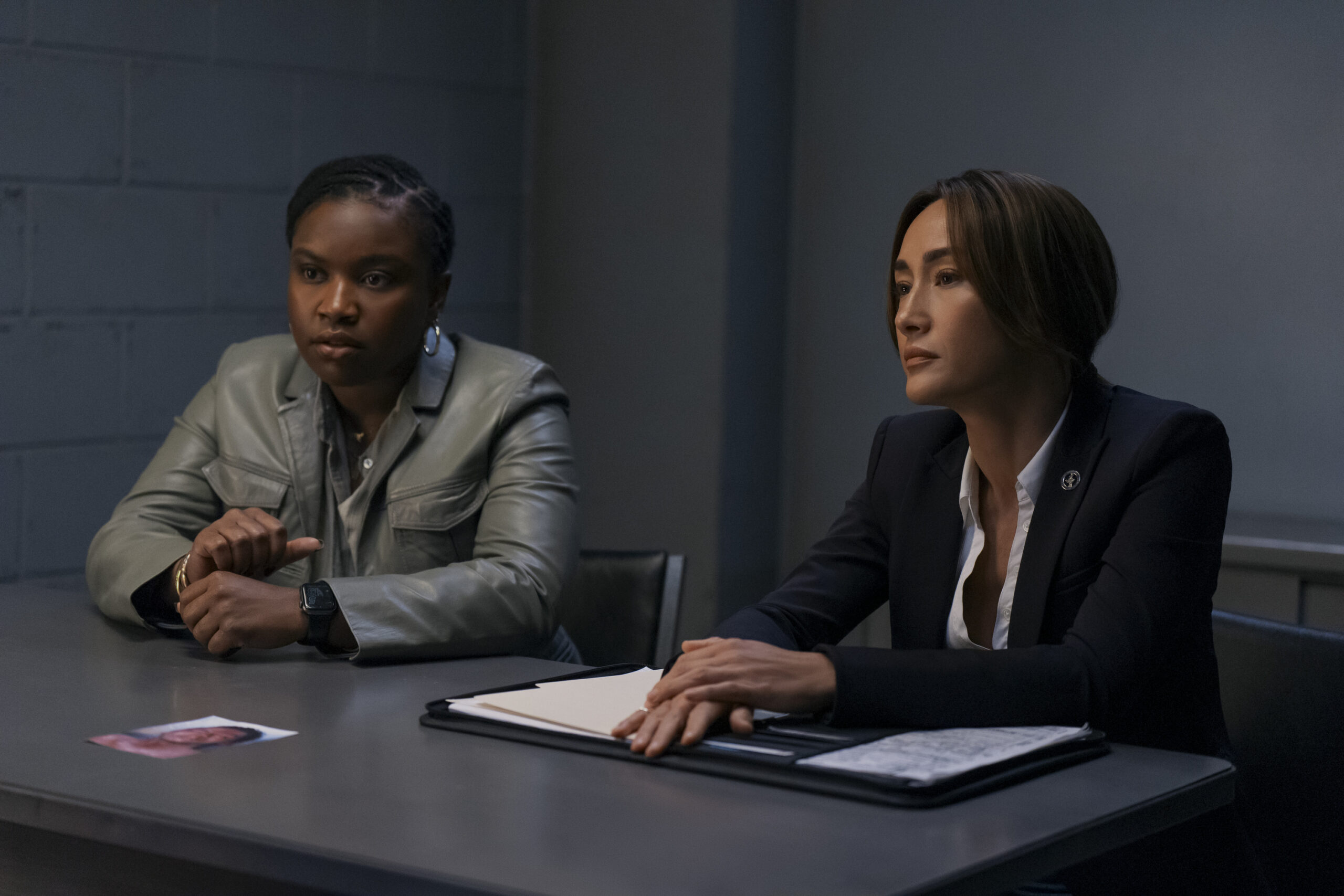 Ballard | Tell-Tale TV Ballard - (l-r) Courtney Taylor and Maggie Q
