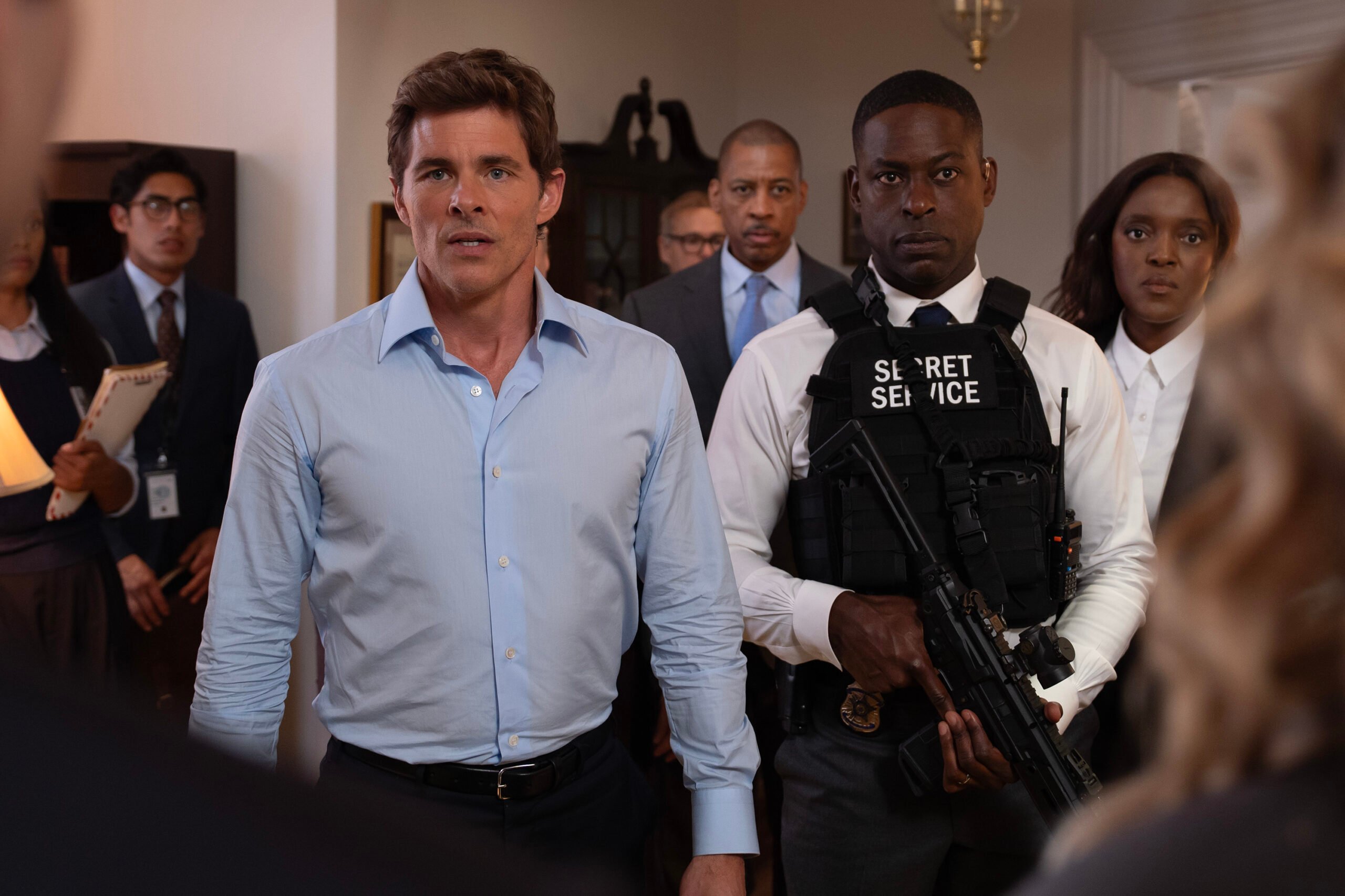 Paradise Season 1 Episode 7 - The Day | Tell-Tale TV Paradise Season 1 Episode 7 - The Day - JAMES MARSDEN, STERLING K. BROWN, KRYS MARSHALL