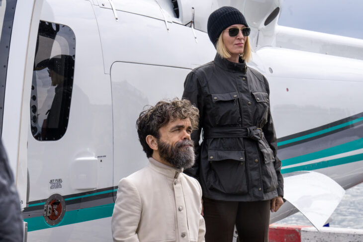 Dexter: Resurrection Season 1 Episode 6, "Cats and Mouse" - (l-r) Peter Dinklage as Leon Prater and Uma Thurman as Charley