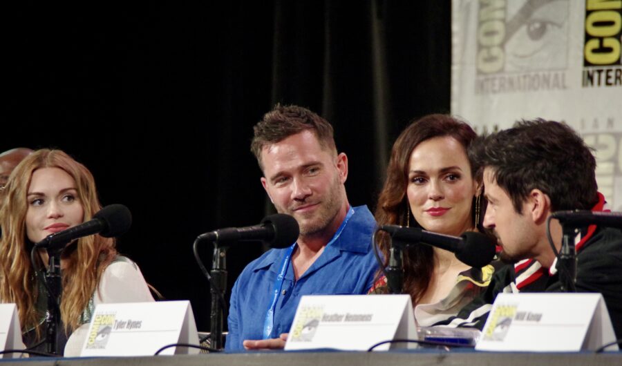 Luke Macfarlane at Hallmark Luke Macfarlane and Tyler Hynes on Leading Hallmark into a New Era of Storytelling's Hallstars panel during San diego Comic-Con 2025