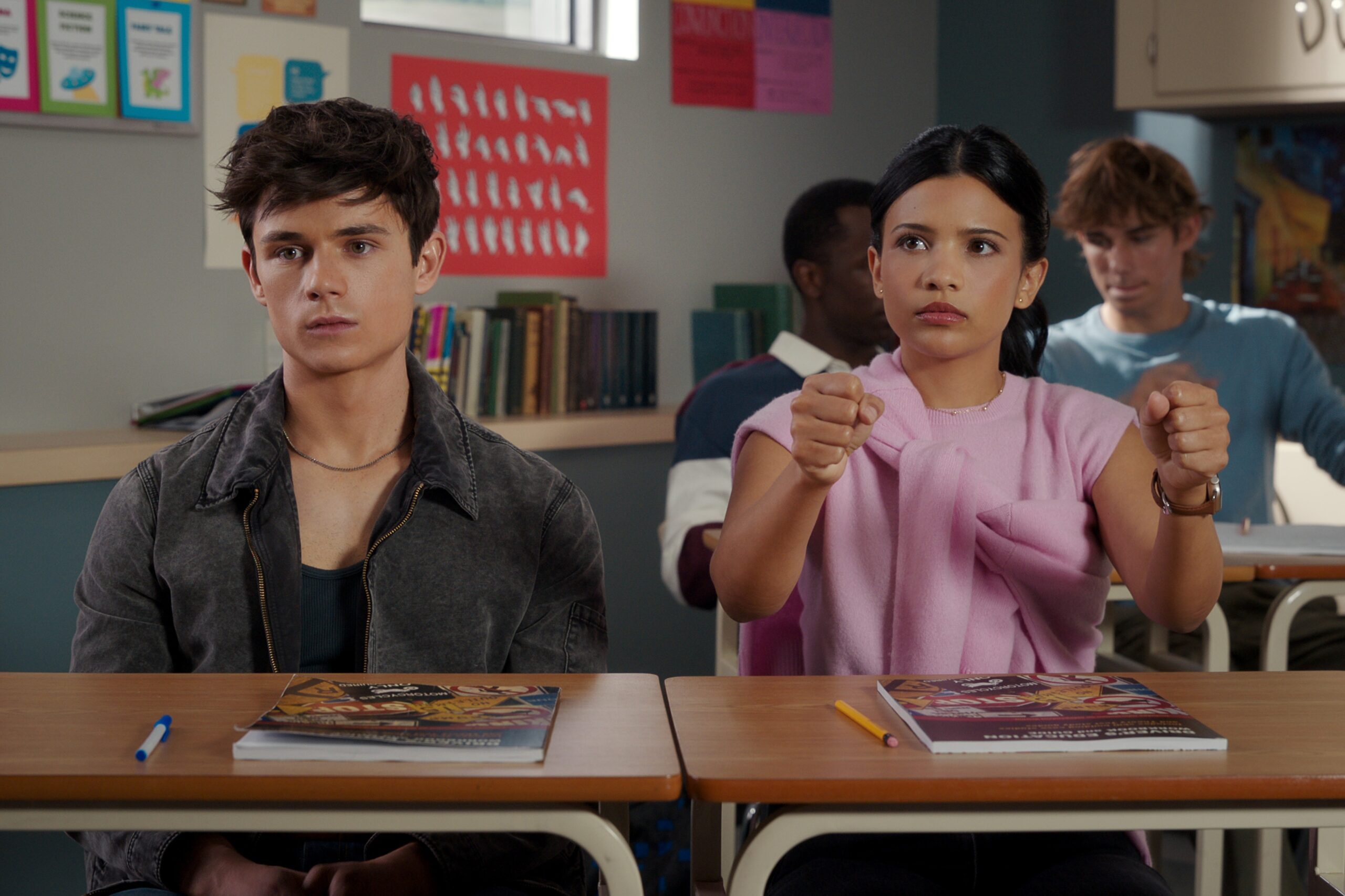 My_Life_With_the_Walter_Boys_n_S2_E1_00_34_53_06R | Tell-Tale TV My Life with the Walter Boys Season 2 - (l-r) Ashby Gentry as Alex and Nikki Rodriguez as Jackie What to Watch on TV This Week: Upload, My Life with the Walter Boys, Twisted Metal, and More!