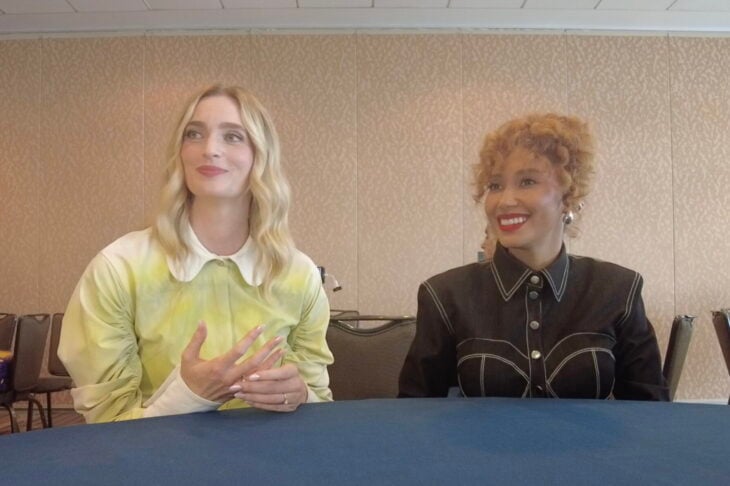 Allegra Edwards and Andy Allo during San Diego Comic-Con - Upload Press Room