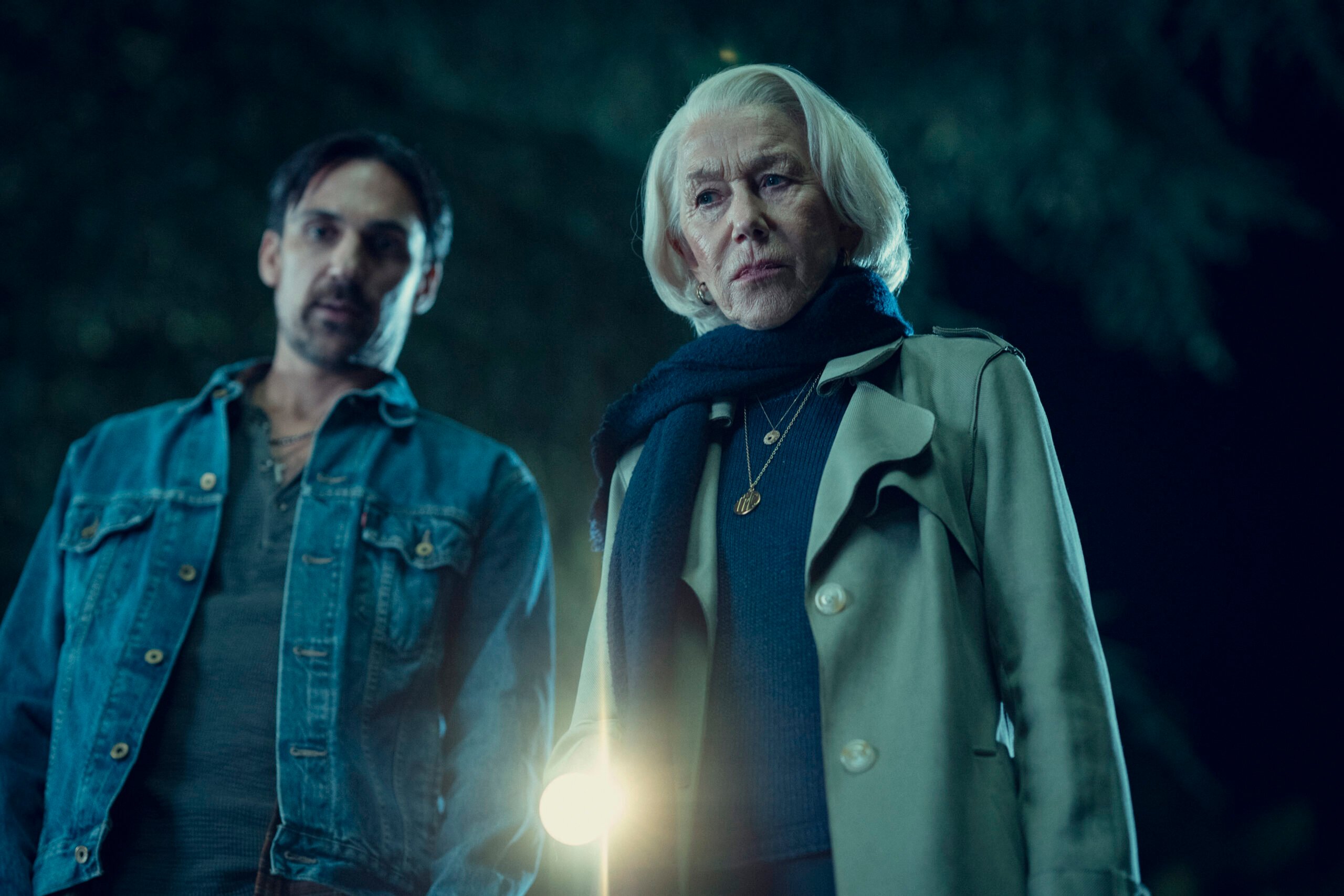 The Thursday Murder Club | Tell-Tale TV The Thursday Murder Club - (l-r) Henry Lloyd Hughes and Helen Mirren