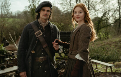 Outlander: Blood my Blood 101 - Harriet Slater ("Ellen MacKenzie") and Jamie Roy ("Brian Fraser") Outlander: Blood of My Blood Season 1 Episode 1 is an Outstanding Pilot 