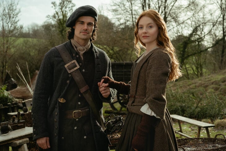 Outlander: Blood my Blood 101 - Harriet Slater ("Ellen MacKenzie") and Jamie Roy ("Brian Fraser") Outlander: Blood of My Blood Season 1 Episode 1 is an Outstanding Pilot 