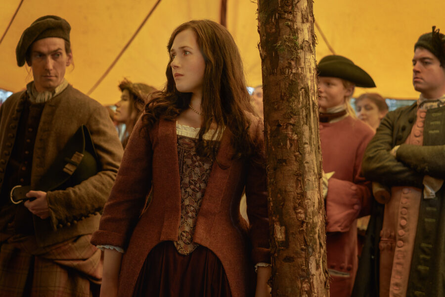 Outlander: Blood of my Blood 105 - Needfire, Left to Right: Sadhbh Mailn (“Jocasta MacKenzie Cameron”)