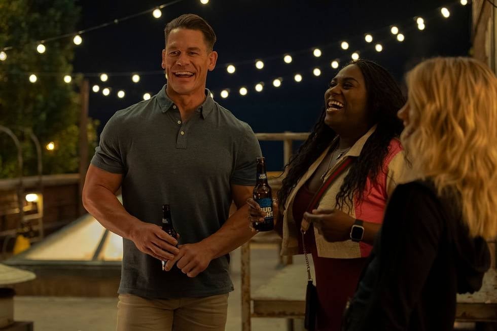 john-cena-danielle-brooks-jennifer-holland-peacemaker-season-2 | Tell-Tale TV John Cena, Danielle Brooks, Jennifer Holland - Peacemaker Season 2 - Episode 2