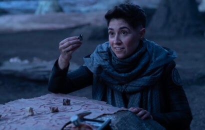 Melissa Navia as Ortegas on Star Trek: Strange New Worlds Season 3 Episode 9, "Terrarium." Star Trek: Strange New Worlds Season 3 Episode 9 Review: Terrarium 