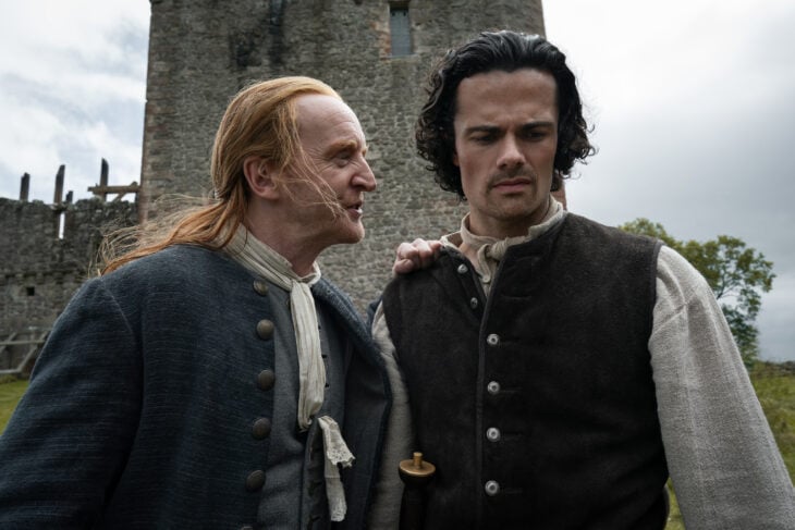 Outlander: Blood of my Blood 108 — A Virtuous Woman, Left to Right: Tony Curran (“Simon Fraser ‘Lord Lovat’”) and Jamie Roy (“Brian Fraser”)