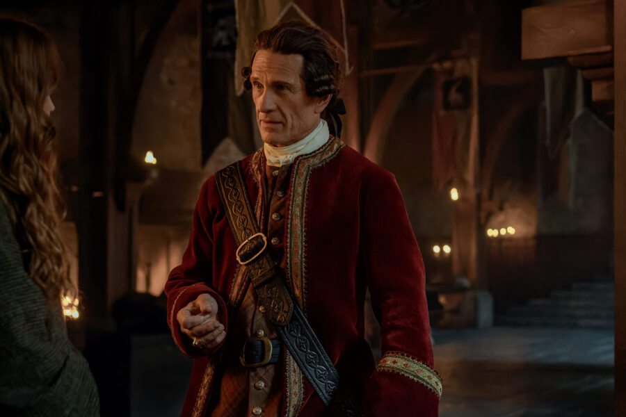 Outlander: Blood of my Blood 109, Braemar, Left to Right: Simon Merrells (“Uncle Malcolm Grant”) | Tell-Tale TV Outlander: Blood of my Blood 109, Braemar, Left to Right: Simon Merrells (“Uncle Malcolm Grant”)