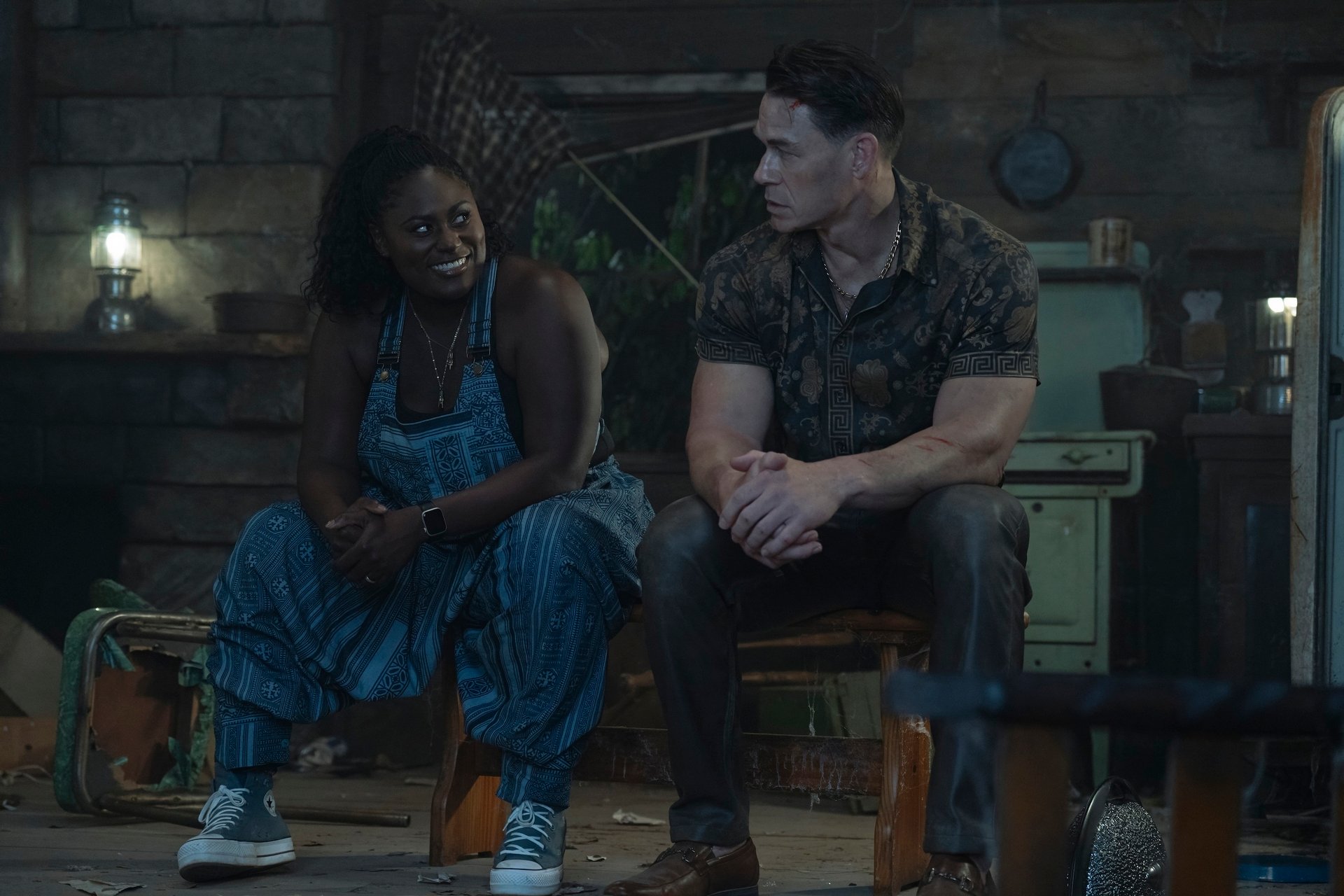 Episódios da 2ª temporada de Peacemaker 4 - (LR) Daniel Brox e John Cena