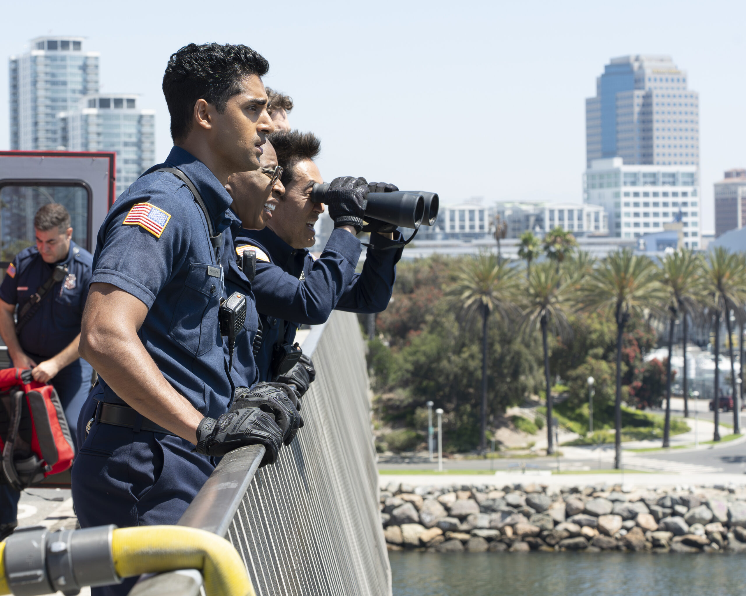 9-1-1 Season 9 Episode 1, "Eat the Rich" | Tell-Tale TV 9-1-1 Season 9 Episode 1, "Eat the Rich" -- ANIRUDH PISHARODY, AISHA HINDS, KENNETH CHOI