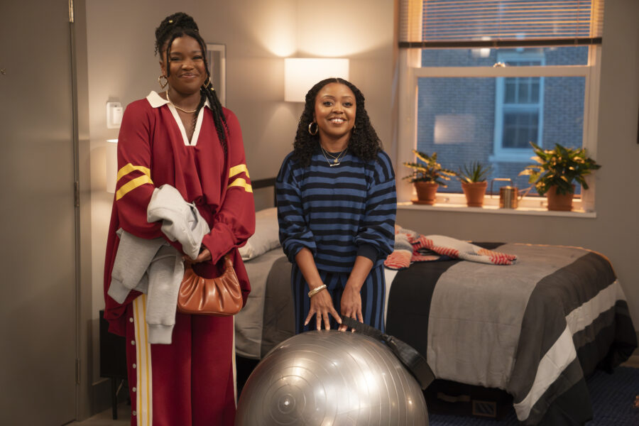 COURTNEY TAYLOR, QUINTA BRUNSON | Tell-Tale TV ABBOTT ELEMENTARY “Game Night” - (Disney/Gilles Mingasson) COURTNEY TAYLOR, QUINTA BRUNSON