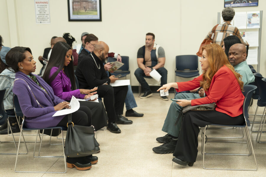 SHERYL LEE RALPH, JANELLE JAMES, LISA ANN WALTER, WILLIAM STANFORD DAVIS | Tell-Tale TV ABBOTT ELEMENTARY “Game Night” - (Disney/Gilles Mingasson) SHERYL LEE RALPH, JANELLE JAMES, LISA ANN WALTER, WILLIAM STANFORD DAVIS