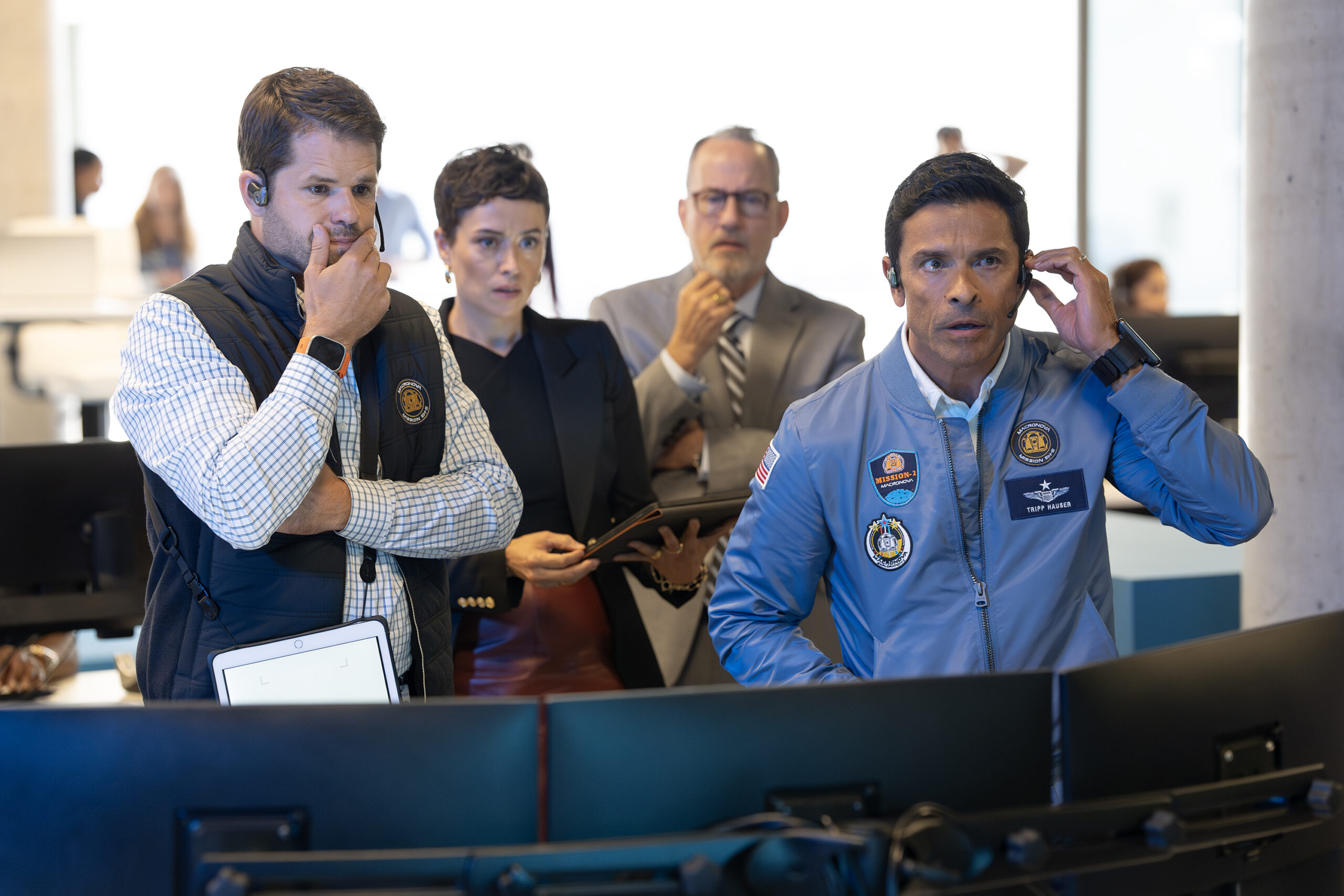 9-1-1 Season 9 Episode 2, "Spiraling" | Tell-Tale TV 9-1-1 Season 9 Episode 2, "Spiraling" -- MAX CARVER, BRIANA VENSKUS-VAZQUEZ, JIM HOLMES, MARK CONSUELOS