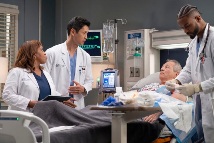 Grey's Anatomy Season 22 Episode 2 - CHANDRA WILSON, HARRY SHUM JR., JONATHAN FISHMAN, TREVOR JACKSON Grey’s Anatomy Season 22 Episode 2 Review: We Built This City Grey's Anatomy Season 22 Episode 2 