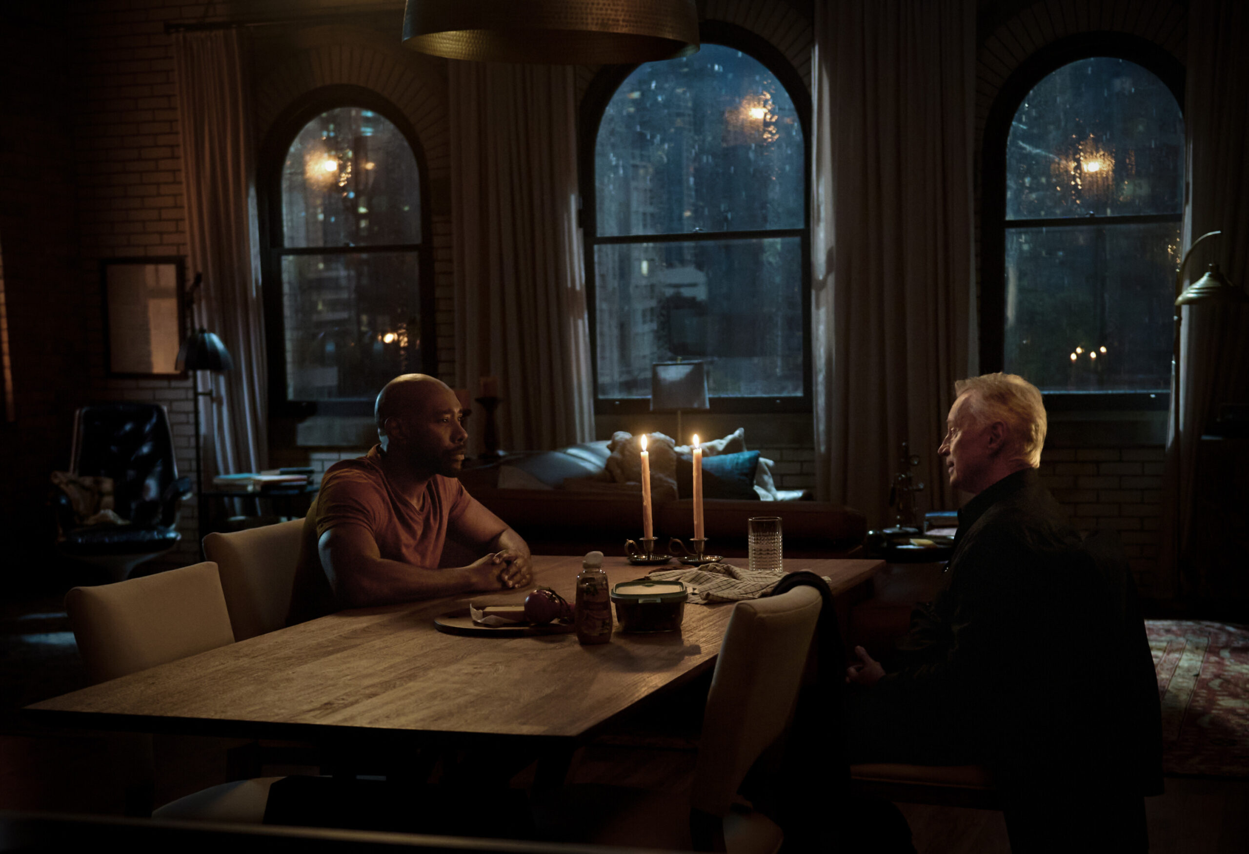 Watson Season 2 Episode 2, "Back from the Dead" - (l-r) Morris Chestnut as Dr. John Watson and Robert Carlyle as Sherlock Holmes