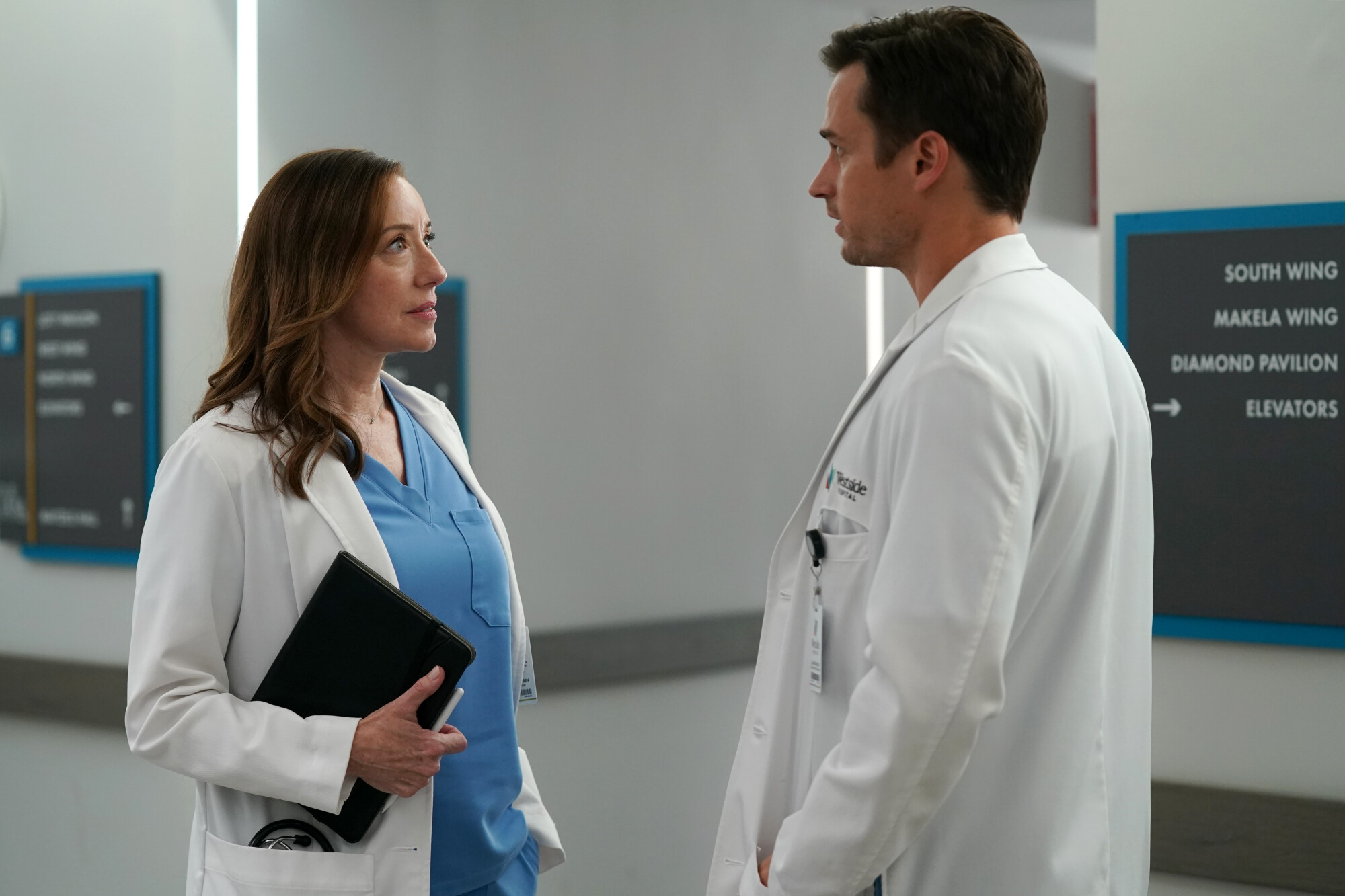 Doc Season 2 Episode 4 - Molly Parker and Jon Ecker | Tell-Tale TV Still from Doc Season 2 Episode 4 of Molly Parker and Jon Ecker pictured from left to right.