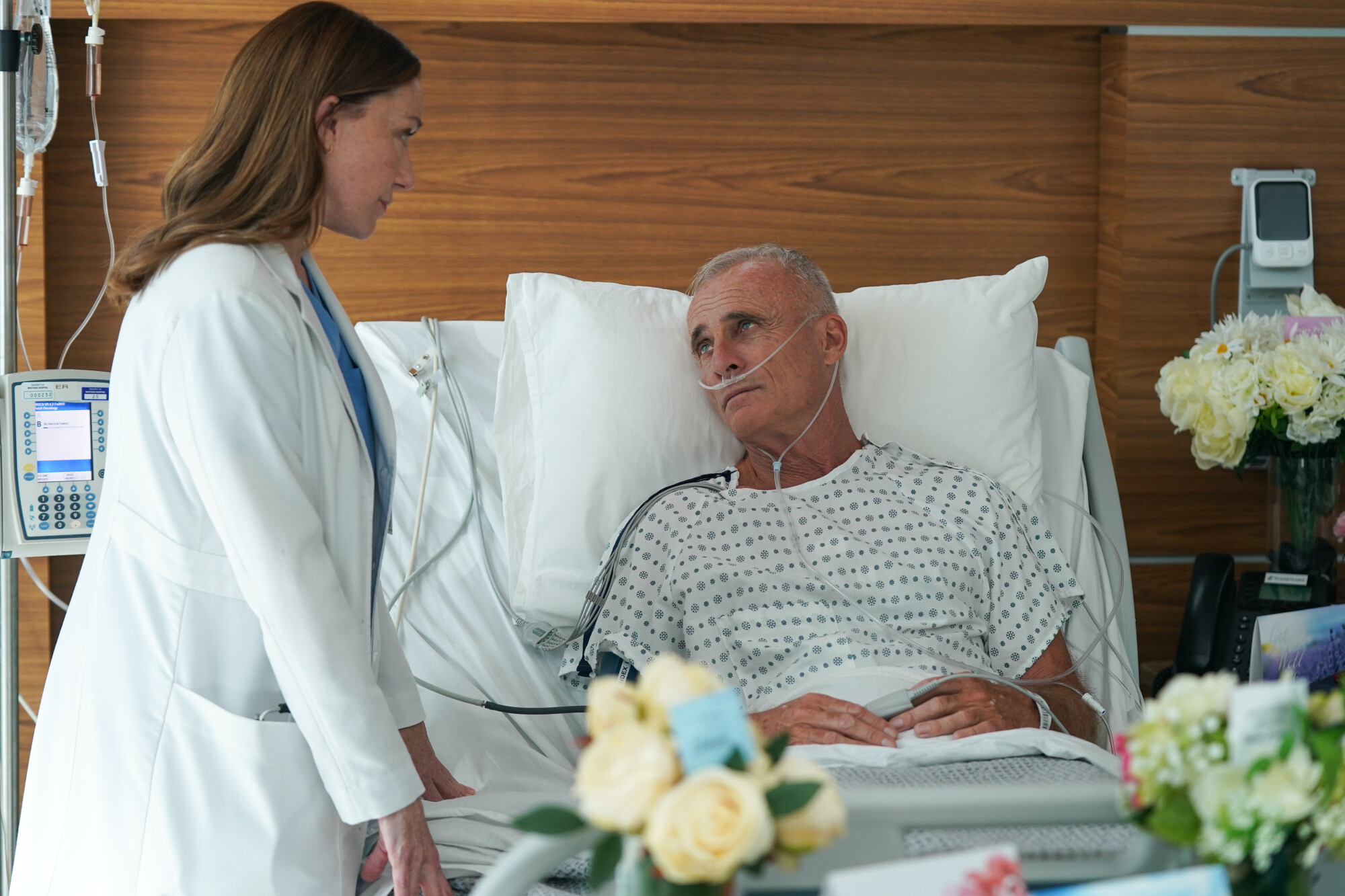 Still from Doc Season 2 Episode 6 of Molly Parker and guest star pictured from left to right.