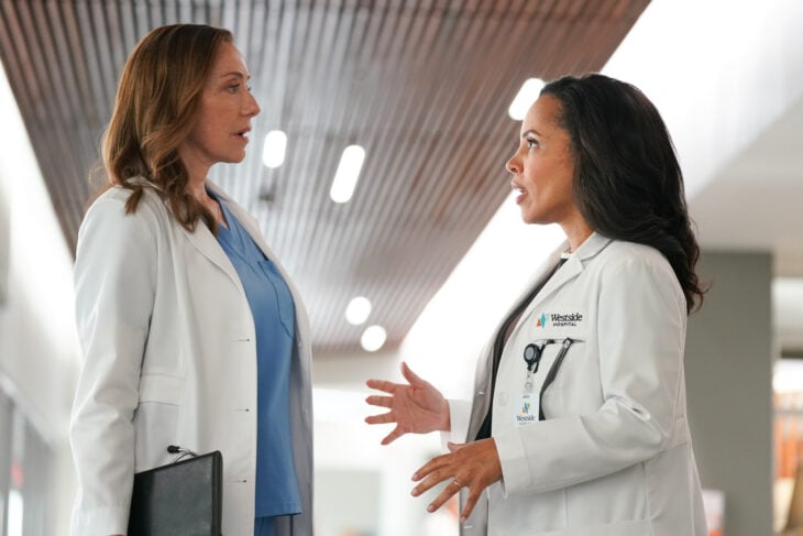 Still from Doc Season 2 Episode 7 of Molly Parker and Amirah Vann pictured from left to right.