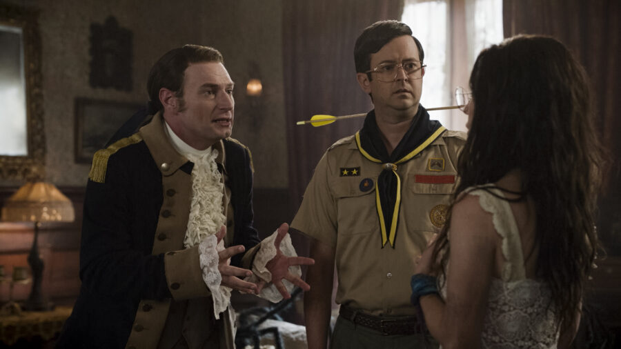 “Halloween 5: The Mummy” – GHOSTS. Pictured (L-R): Brandon Scott Jones as Isaac and Richie Moriarty as Pete.