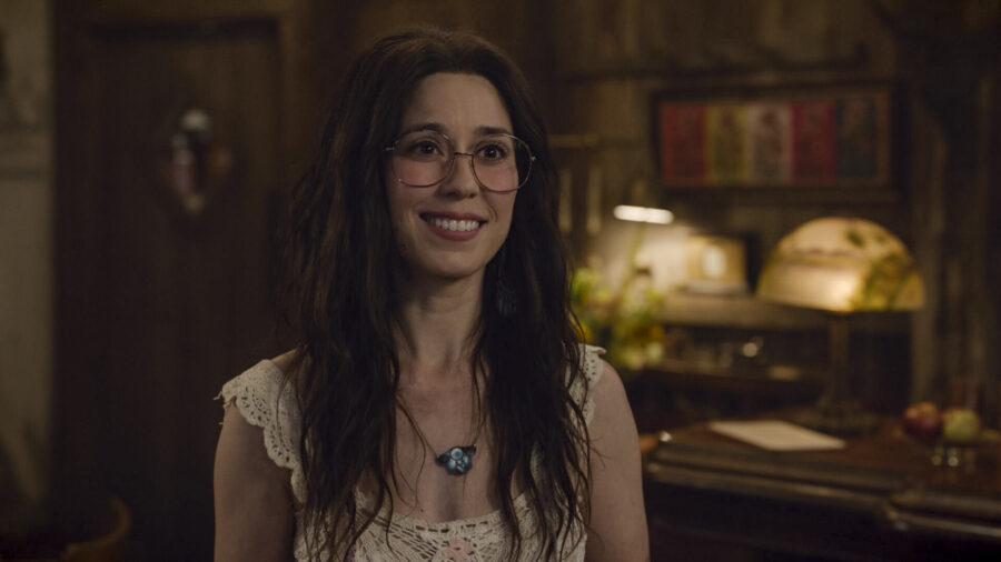 “Bring Your Daughter to Work Day” – GHOSTS. Pictured (L-R): Sheila Carrasco as Flower. | Tell-Tale TV “Bring Your Daughter to Work Day” – GHOSTS. Pictured (L-R): Sheila Carrasco as Flower.