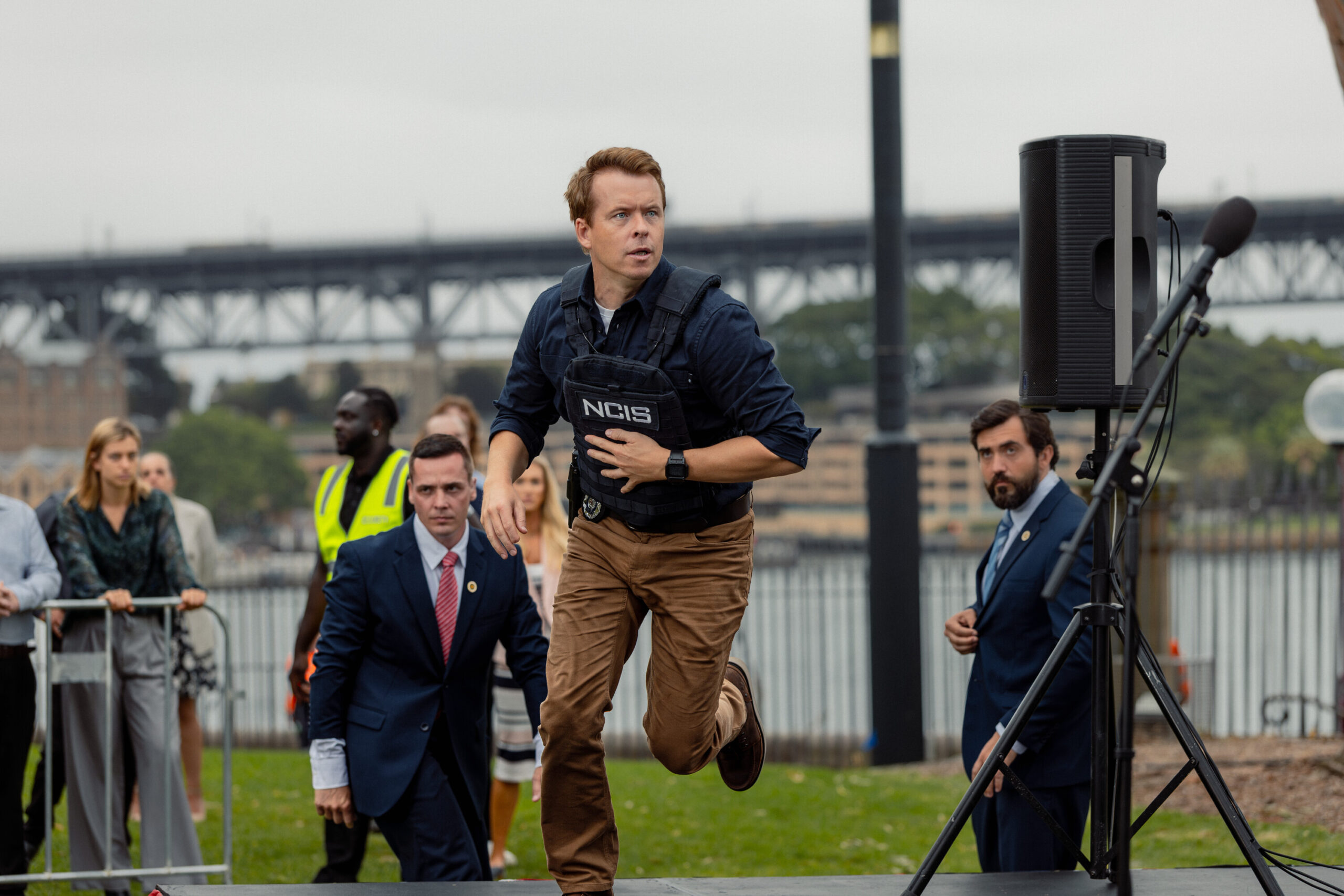 NCIS: Sydney Season 3 Episode 1, "Gut Instinct" -- Todd Lasance as AFP Liaison Officer Sergeant Jim 'JD' Dempsey