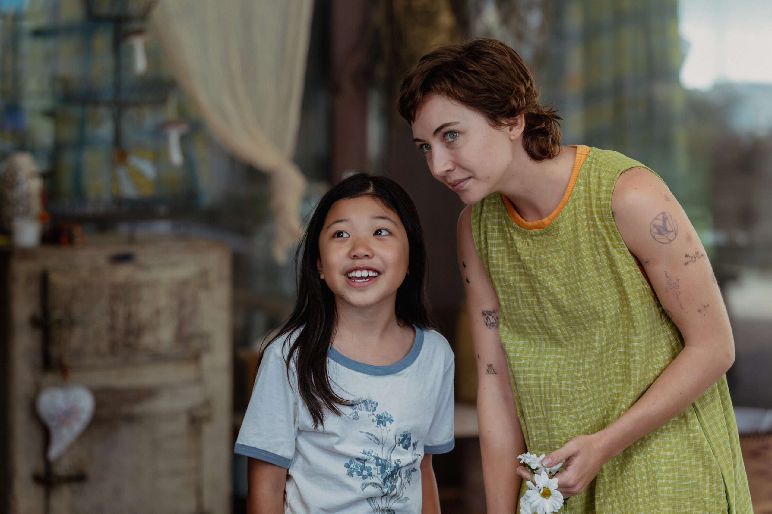 NCIS: Sydney Season 3 Episode 2, "True Blue" -- Chloe Ngadimin as Angel and Mavournee Hazel as Forensic Pathologist Bluebird 'Blue' Gleeson