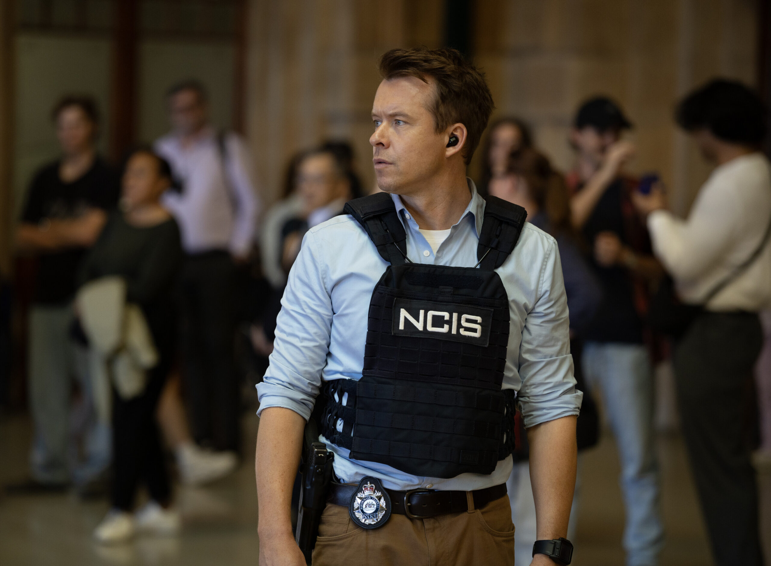 NCIS: Sydney Season 3, Episode 3, "Lost In Translation" -- Todd Lasance as AFP Liaison Officer Sergeant Jim 'JD' Dempsey